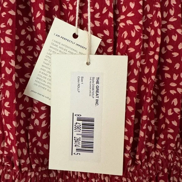 NWT The Great. The Reunion Dress - Picture 8 of 9
